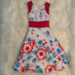 Rare Editions Floral Girls Dress